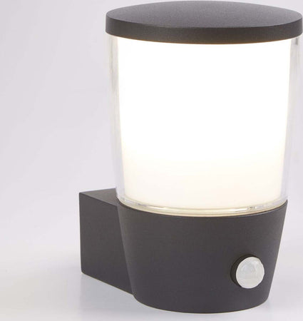 Applique-Esterno-Tucson-Alluminio-Nero-Policarbonato-Trasparente-1-Luce-E27