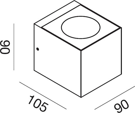 Applique-Gea-Led-GES1092-LED-IP65-ruggine-lampada-parete-classica-esterno