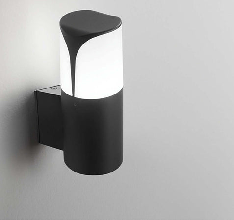 Applique-Gea-Led-STELE-UP-GES733-E27-LED-IP44-alluminio-antracite-lampada-parete-moderna-esterno