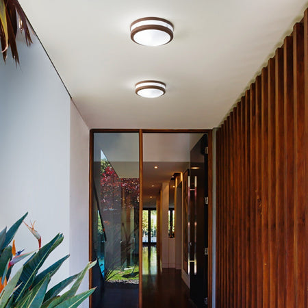 Applique-Gea-Led-URA-R-GES292-LED-IP54-lampada-parete-soffitto-classica-ruggine-tonda-E27