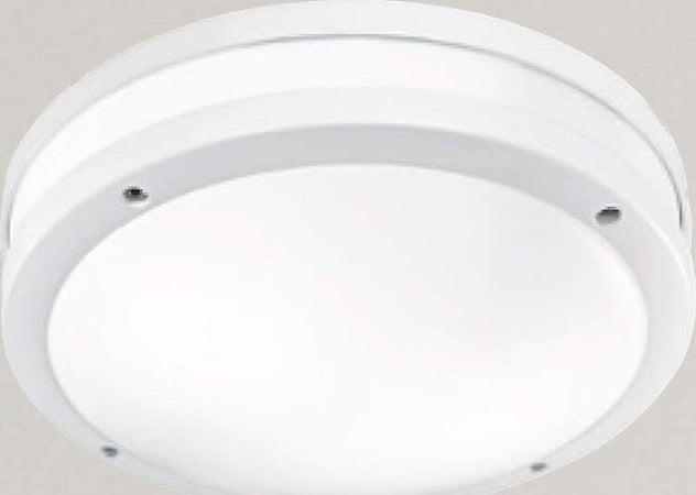 Applique-Gea-Led-URA-R-GES293-LED-IP54-lampada-parete-soffitto-moderna-bianco-grigio-tonda-E27