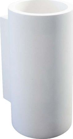 Applique-gesso-Neo-Luce-9010-Belfiore-0048-LED-lampada-parete-verniciabile-cilindro-biemissione-interno-GU10