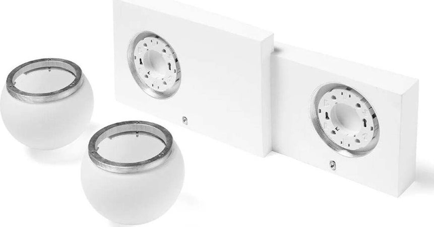 Applique-gesso-Sforzin-illuminazione-CICLADI-T386-GX53-LED-moderno-lampada-parete