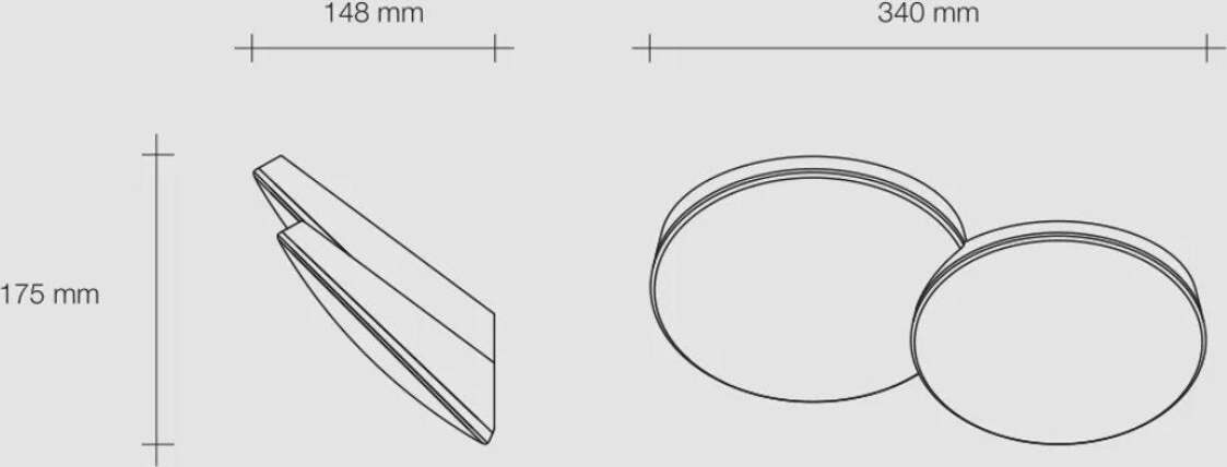 Applique-gesso-Sforzin-illuminazione-PATRA-T395-GX53-LED-moderno-lampada-parete-monoemissione