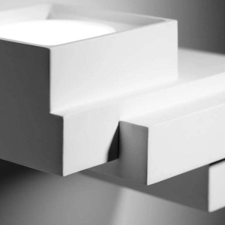 Applique-gesso-Sforzin-illuminazione-SIBARI-T380-GX53-LED-moderno-biemissione-lampada-parete