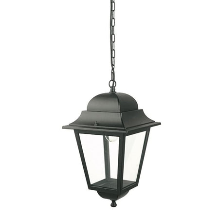 Lanterna con catena "Nano" lampada da esterno in alluminio anticato 60 w