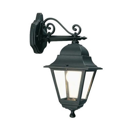 Lanterna da parete "Old Nero" lampada da esterno in alluminio anticato 60 w