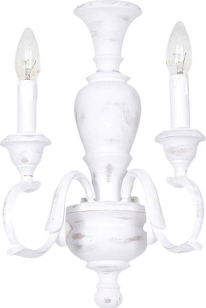 Applique-In-Legno-Classico-Bianco-Sciupato-2-Luci-Folaga