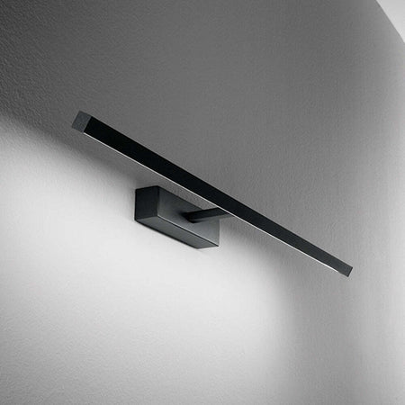 Applique-In-Metallo-Moderna-Riga-Nero-Led-Media
