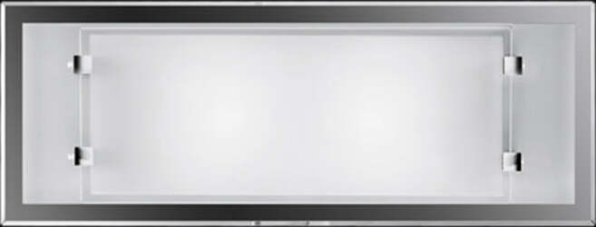 Applique-In-Vetro-E-Metallo-Moderna-Frame-Bianco-2-Luci-E27
