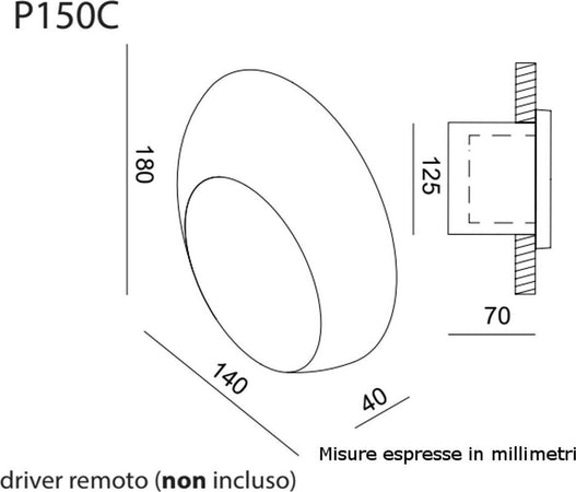 Applique-incasso-Toscot-SQUARE-OVAL-P150-40°-LED-segnapasso-terracotta-esterni