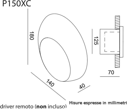 Applique-incasso-Toscot-SQUARE-OVAL-P150-95°-LED-segnapasso-terracotta-esterni