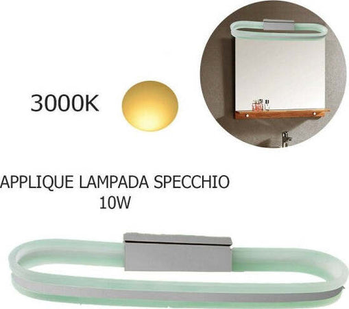 Applique-Lampada-Moderno-Da-Parete-Muro-Specchio-10w-Bagno-50-Led-2835-Smd-Luce