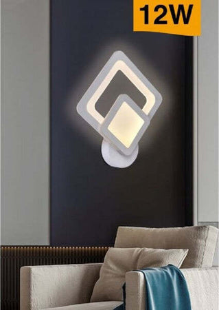 Applique-Led-A-Rombo-12-W-Parete-Lumetto-Abat-Jour-Luce-6500k-3000k-4000k-E82-b