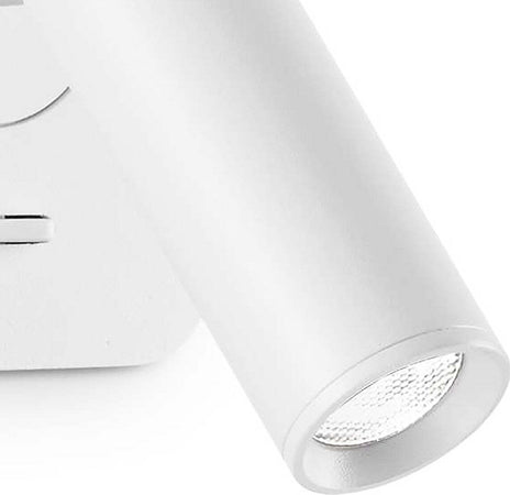 Applique-led-Ideal-Lux-BEAN-260648-bianco-lampada-parete-moderna-orientabile