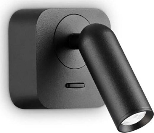 Applique-led-Ideal-Lux-BEAN-260655-nero-lampada-parete-moderna-orientabile