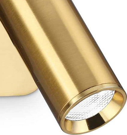 Applique-led-Ideal-Lux-BEAN-260662-ottone-lampada-parete-classica-orientabile