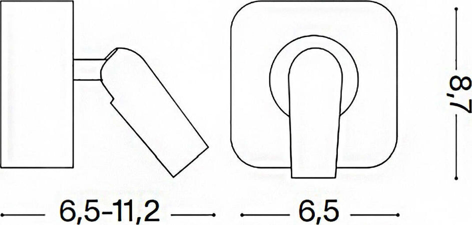 Applique-led-Ideal-Lux-BEAN-260662-ottone-lampada-parete-classica-orientabile