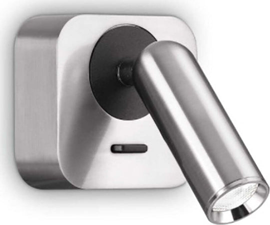 Applique-led-Ideal-Lux-BEAN-260679-nikel-lampada-parete-moderna-orientabile