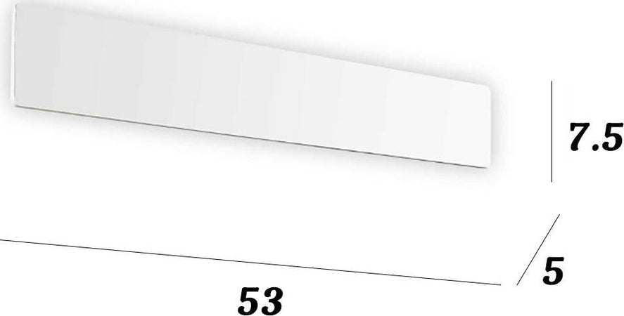 Applique-led-Ideal-Lux-ZIG-ZAG-53CM-lampada-parete-moderna-biemissione