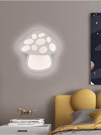 Applique Led Luce Bianca Calda Naturale Lampada Da Parete A Forma Di Fungo Universo