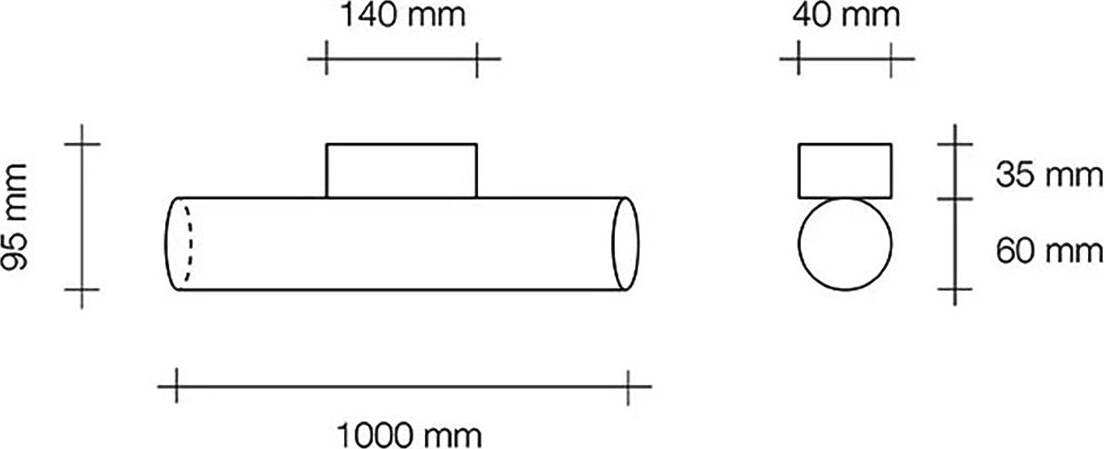 Applique-led-Sforzin-Illuminazione-PIRGOS-T311.10-3015Lm-3000°K-IP40-lampada-parete-moderna