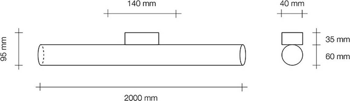 Applique-led-Sforzin-Illuminazione-PIRGOS-T311.11-6030Lm-3000°K-IP40-lampada-parete-moderna