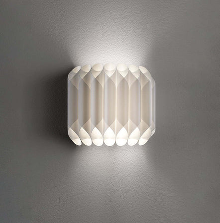 Applique-Moderna-1-Luce-Louise-In-Polilux-Bianco-Made-In-Italy