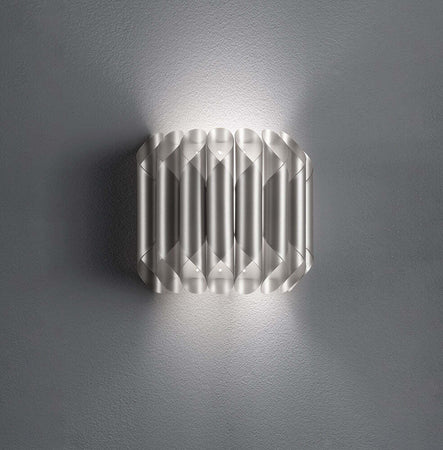 Applique-Moderna-1-Luce-Louise-In-Polilux-Silver-Made-In-Italy