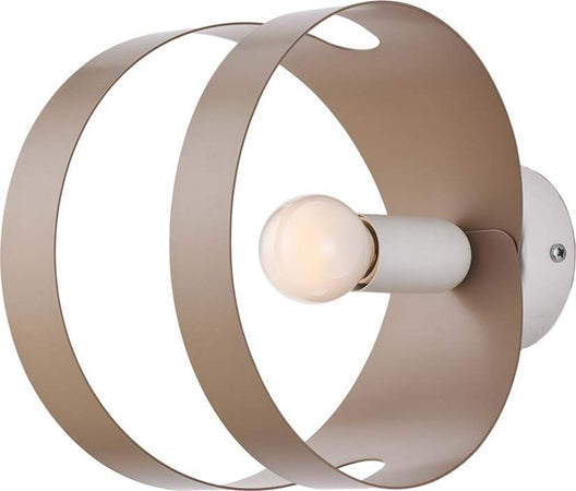 Applique-Moderna-1-Luce-Peter-In-Ferro-Bianco-Tortora-Taglio-Laser