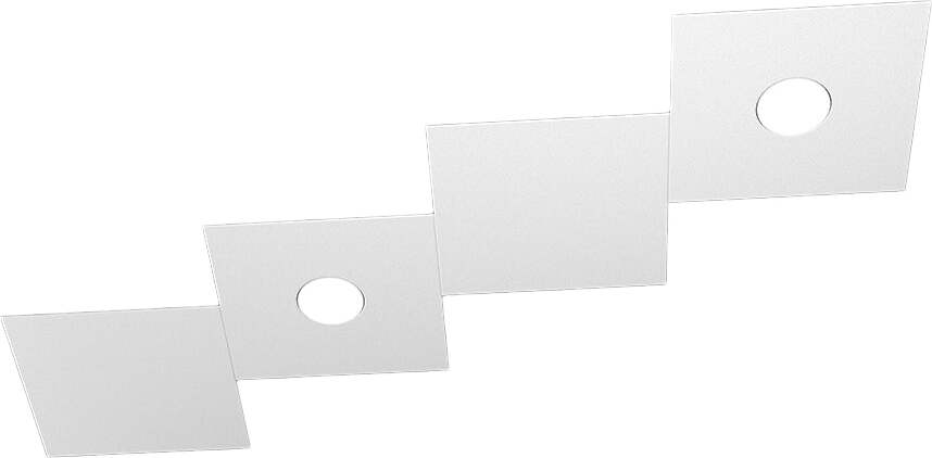 Applique-Moderna-4-Moduli-Eccentric-Metallo-Grigio-2-Luci-Gx53
