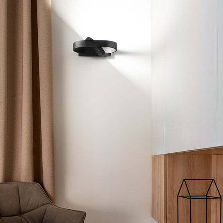 Applique-Moderna-Belt-Metallo-Nero-Led