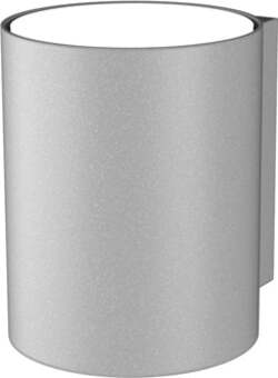 Applique-Moderna-Cilindrica-Shape-Metallo-Grigio-2-Luci-Gx53-10Cm-Biemissione