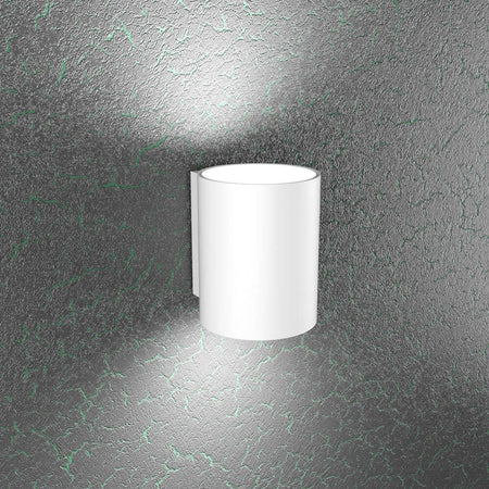 Applique-Moderna-Cloud-Metallo-Bianco-2-Luci-Gx53-20Cm