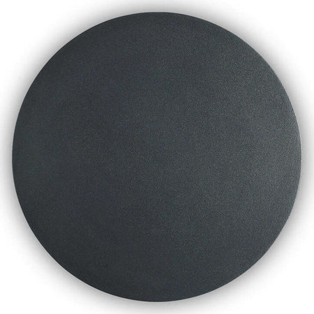 Applique-Moderna-Cover-Alluminio-Nero-Led-11W-3000K-Luce-Calda-D20Cm