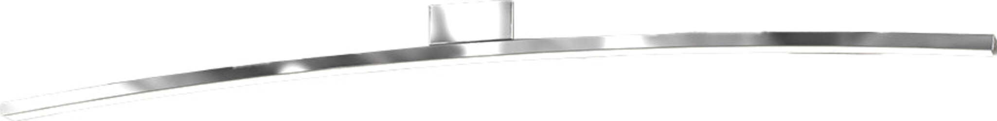 Applique-Moderna-Curved-Metallo-Cromo-Diffusore-Bianco-Led-11,2W-Naturale-70Cm