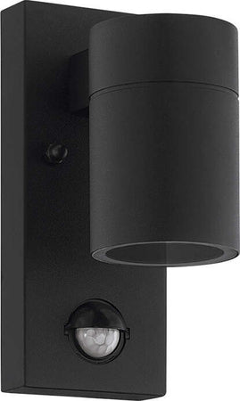 Applique-Moderna-Da-Esterno-Riga-5-1-Luce-Acciaio-Zincato-Nero