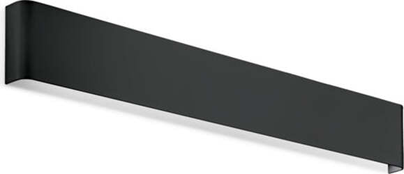 Applique-Moderna-Delta-Metallo-Nero-Led-19,5W-3000K-Luce-Calda