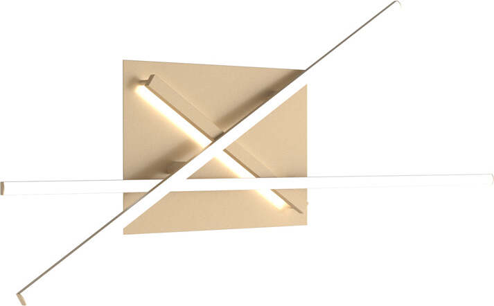 Applique-Moderna-Dna-Alluminio-Oro-Led-50W
