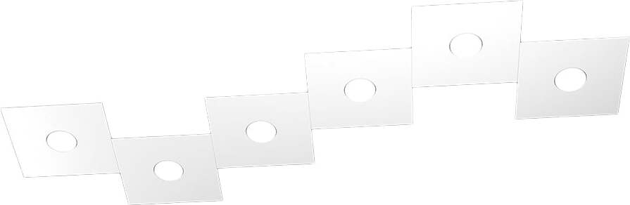 Applique-Moderna-Eccentric-Metallo-Bianco-6-Luci-Gx53