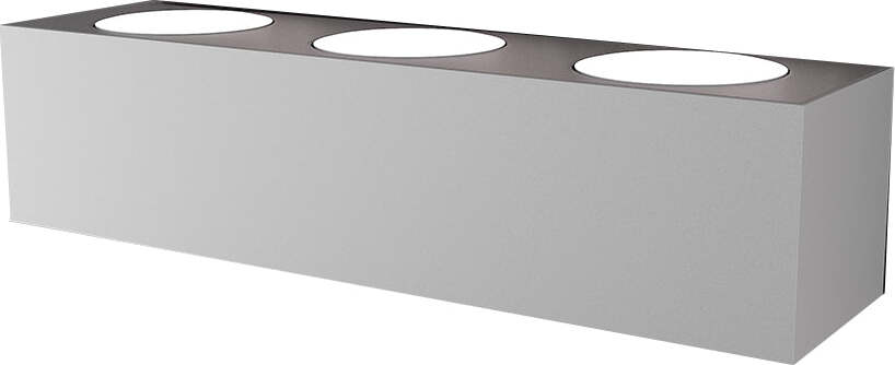 Applique-Moderna-Eccentric-Metallo-Grigio-6-Luci-Gx53-Biemissione