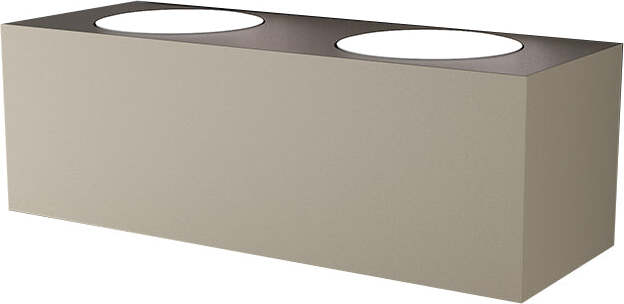 Applique-Moderna-Eccentric-Metallo-Sabbia-4-Luci-Gx53-Biemissione