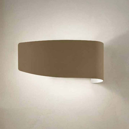 Applique-moderna-Fratelli-Braga-VIRGOLA-582-A-E27-LED-metallo-biemissione-lampada-parete