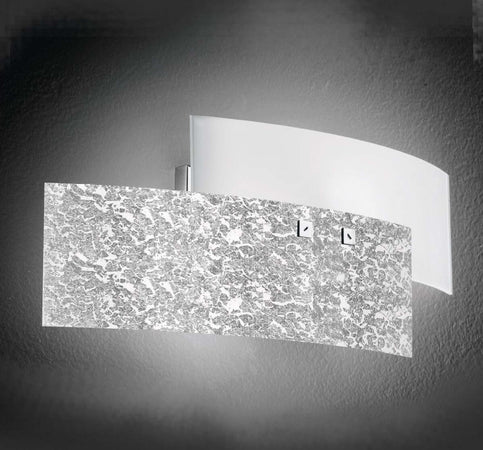 Applique-moderna-Gea-Luce-LARA-AP-FA-E14-LED-vetro-lampada-parete-soffitto