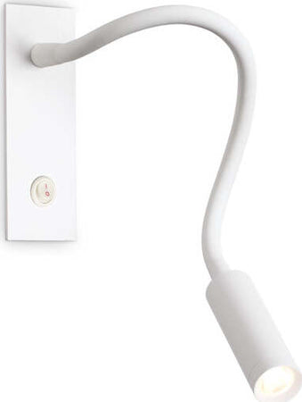 Applique-Moderna-Io-Metallo-Bianco-Led-3W-3000K-Luce-Calda