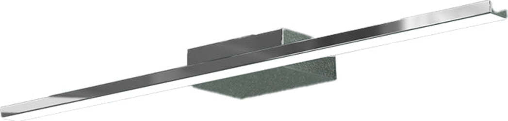 Applique-Moderna-Line-Metallo-Cromo-Diffusore-Acrilico-Bianco-Led-6W-Nat-50Cm