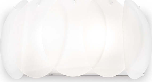 Applique-Moderna-Ovalino-Vetro-Bianco-2-Luci-E27