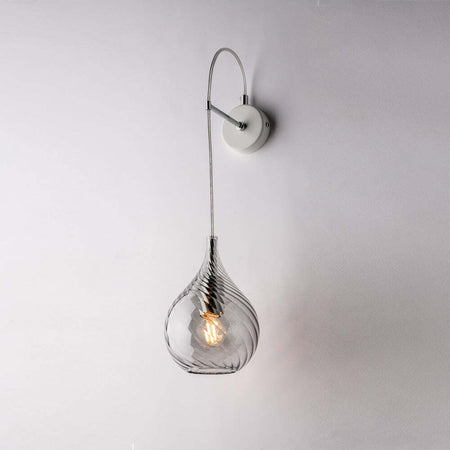 Applique-Moderna-Pluvia-Grigio-Fumè-1-Luce-E14