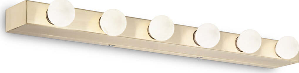 Applique-Moderna-Prive'-Metallo-Ottone-6-Luci-E14