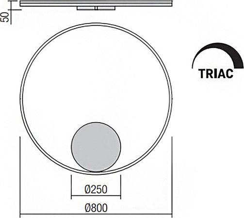 Applique-moderna-Redo-Group-ORBIT-01-1909-LED-dimmerabile-lampada-parete-soffitto